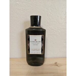 Bath & Body Works Gingham Legend for Men 3 in 1 Hair, Face & Body Wash